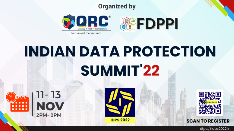 QRC co-organize Indian Data Protection Summit'22 with FDPPI
